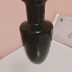 Black Glass Vase