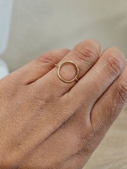 14 kt Gold Circle Ring