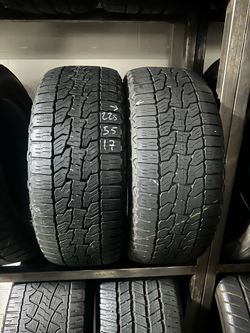 PAIR OF TIRE 225 55 17 FALKEN 85% LIFE