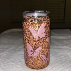 Pink/Gold Tumbler 