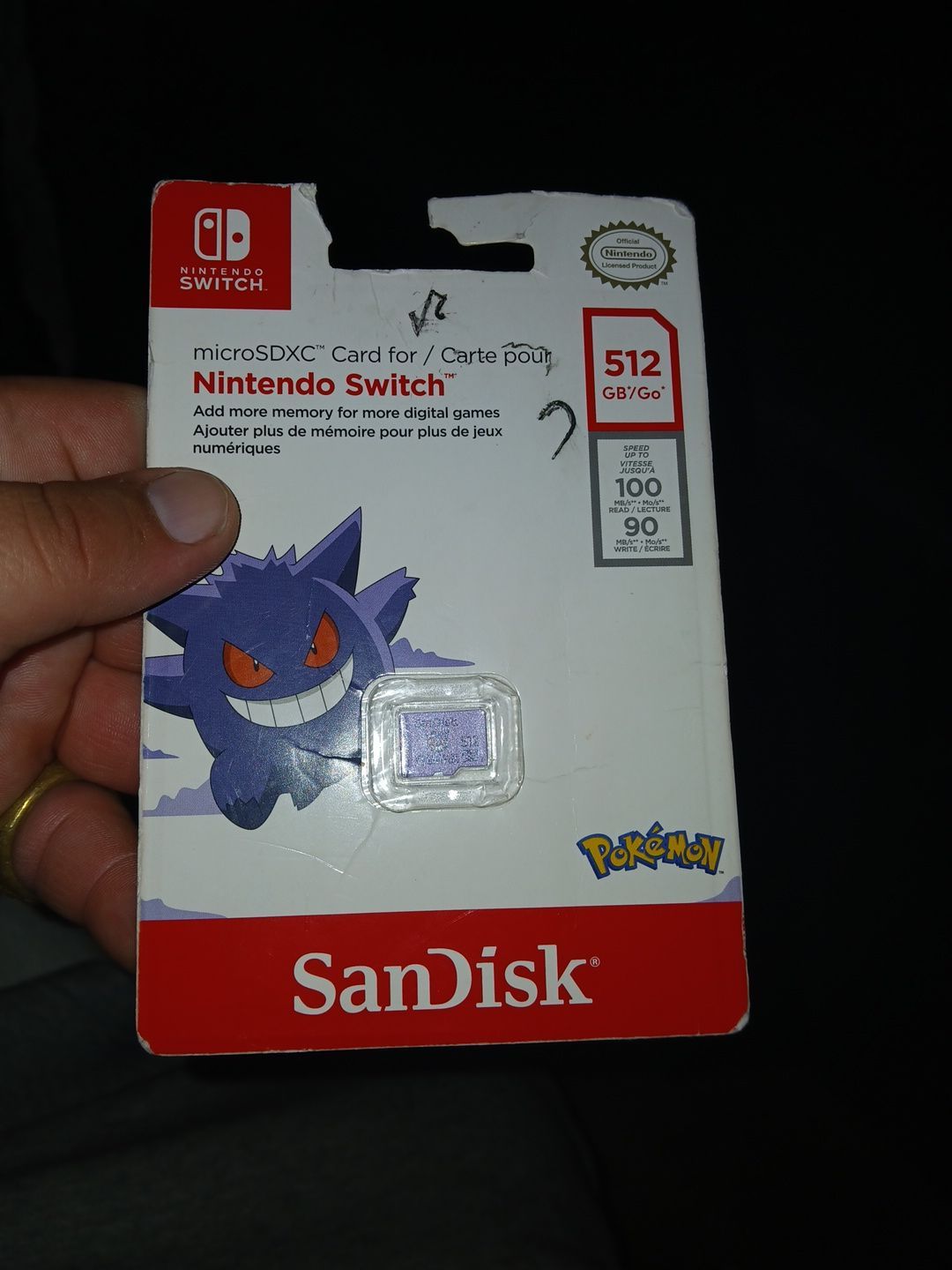 MicroSDXC CARD FOR NINTENDO SWITCH