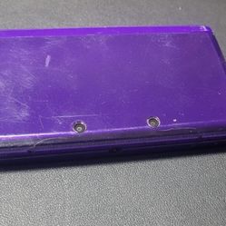 NINTENDO 3DS Purple Handheld Console not working sold as is