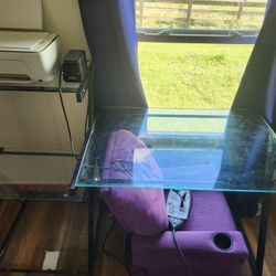 Glass Desk