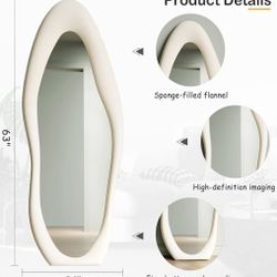 Irregular Wavy Full Body Mirror – Great Condition!