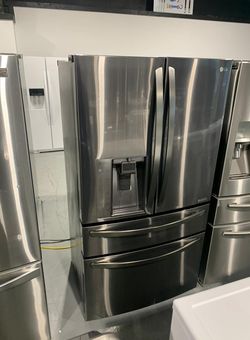 LG 4-Door Black Stainless Refrigerator