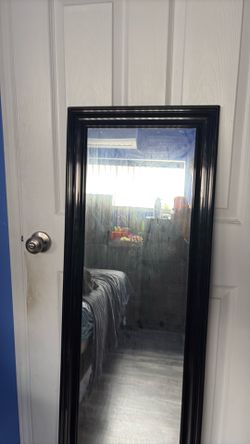 Black Full Body Mirror