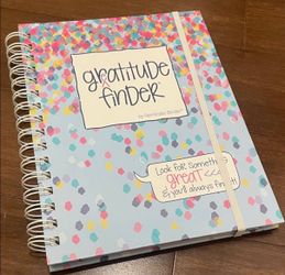 Denise Albright Gratitude 52 Week Journal with 165 Stickers Confetti Party Book