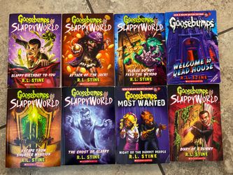 Goosebumps Book Lot Mixed 8pc Paperback Books Most Wanted Slappy World
