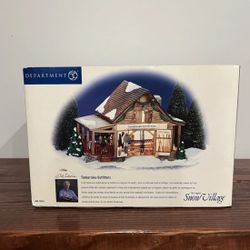 Department 56 Timberlake Outfitters Christmas Snow Village 55054 New Vintage Y2K