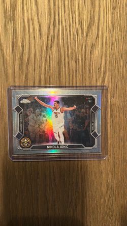 2025-2026 Topps Chrome Update Nikola Jokić Moment in Time Refractor