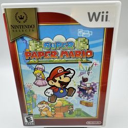 Super Paper Mario Nintendo Wii 