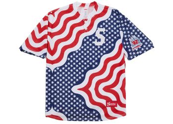 Supreme S Logo Baseball Jersey Henley SS26 – Sizes L, XL