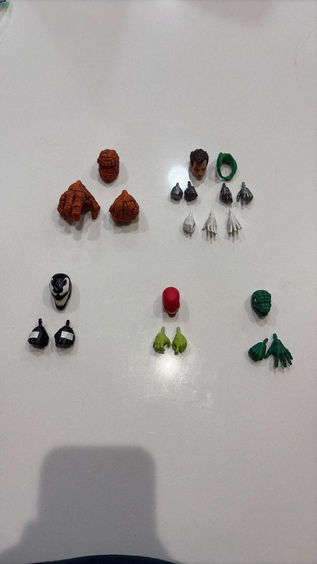 Marvel Figure Heads & Hands