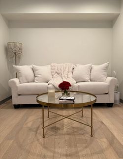 IKEA gold table
