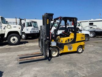 2018 Yale GLC0120VX 84/185 three stage mast, s/s, 12000 capacity, cushion tires, mono, LPG, good appearance, running