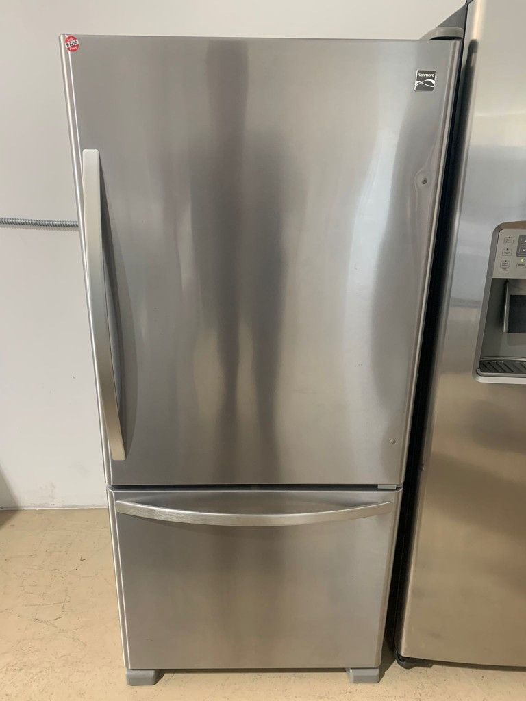 REFRIGERATOR KENMORE FRENCH DOOR 30” STAINLESS