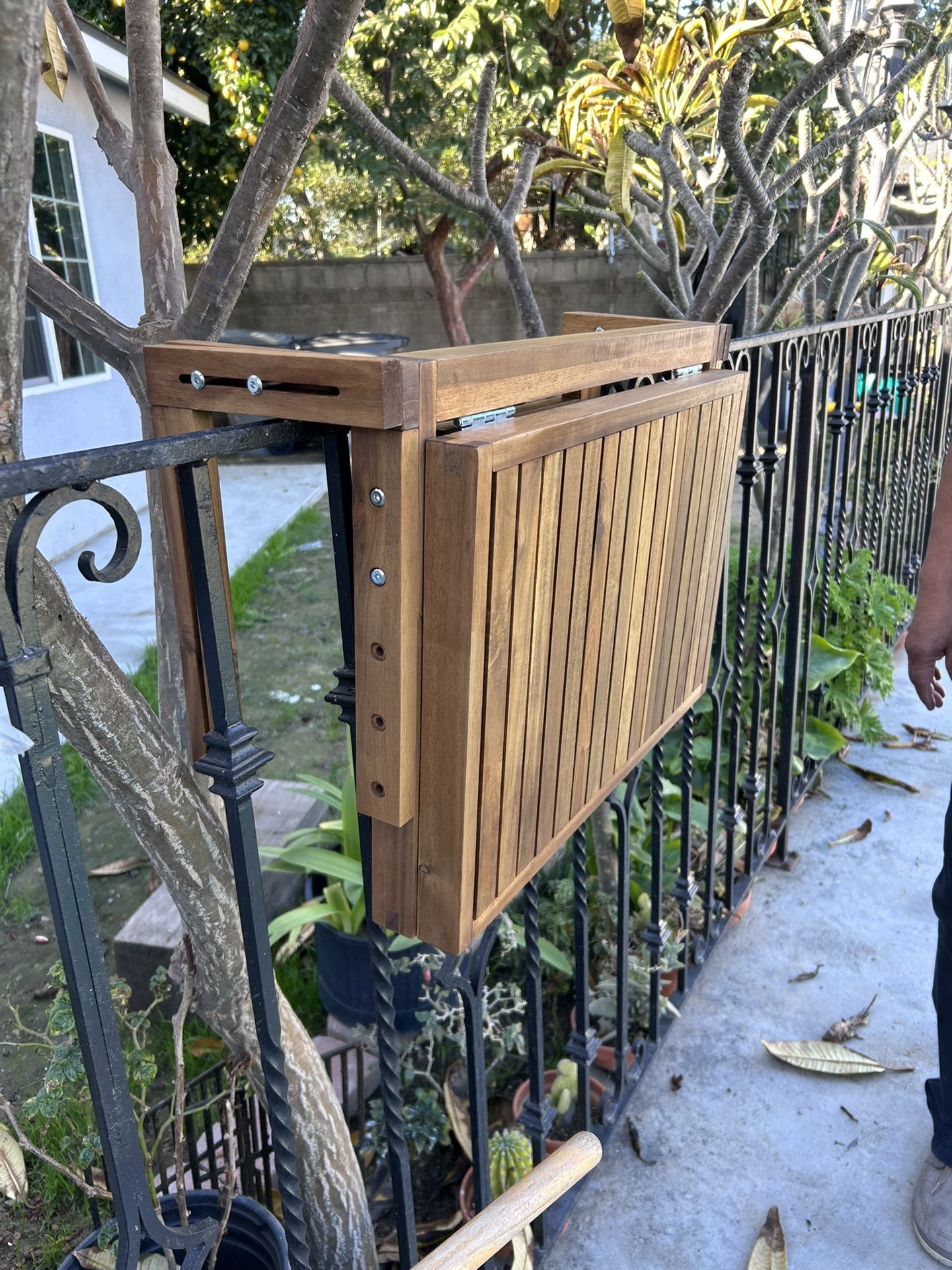 Adjustable Balcony Table