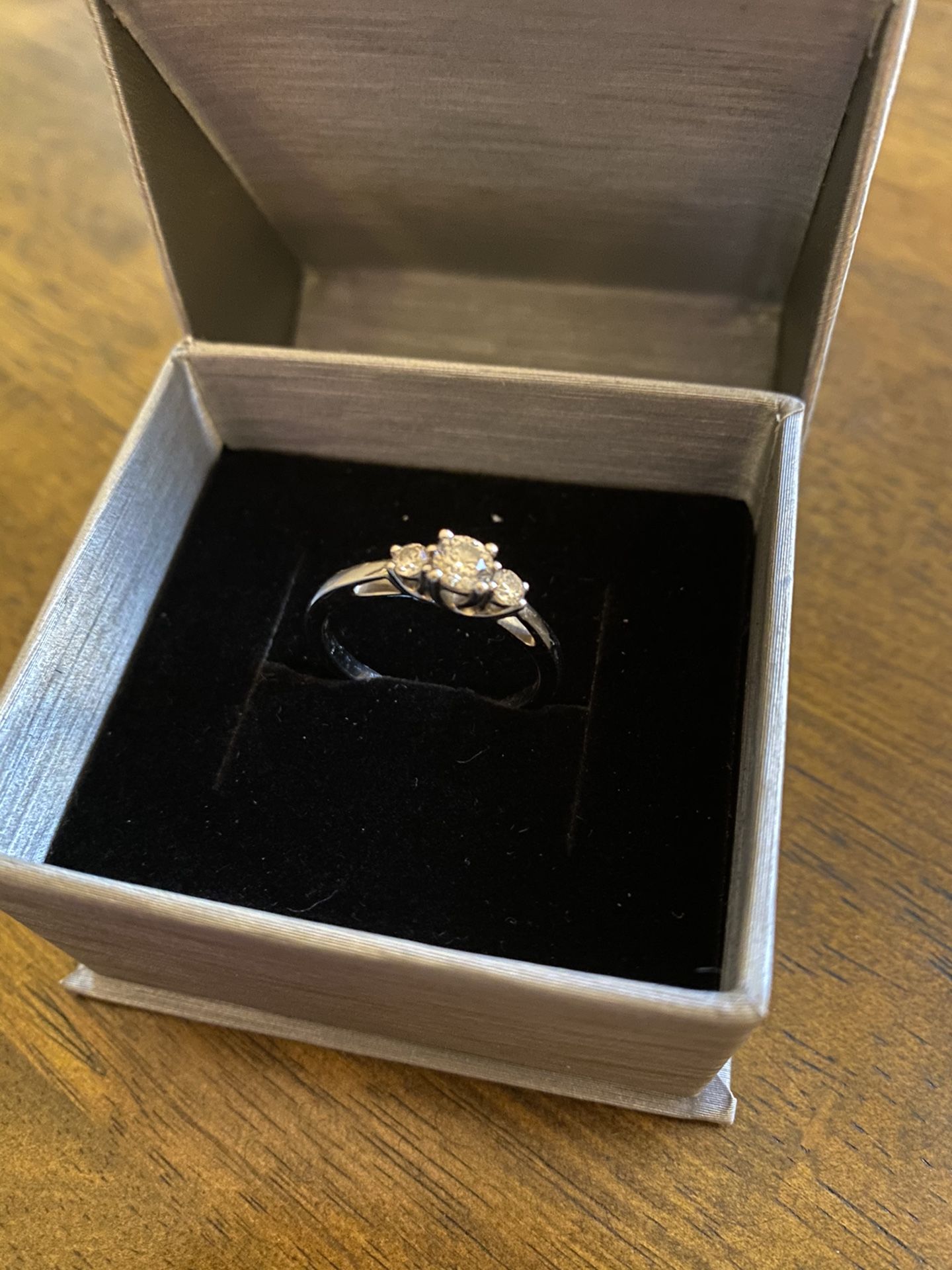 .50 Carat TW, 3-Stone Diamond Engagement Ring