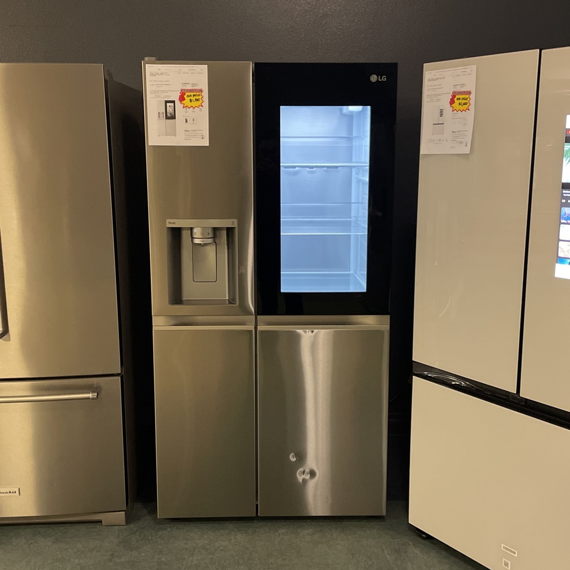 Stainless Steel Side By Side Refrigerator Instaview💢💢💢