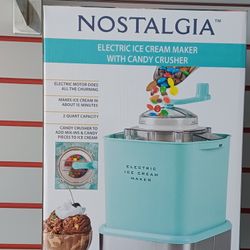 Nostalgia 2 Qt Electric Ice Cream Maker