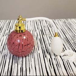 Perfume Vintage Style Elegant Atomizer Spray Bottle Hand Blown
