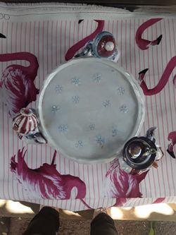 Hermoso Plate ceramic Snowman