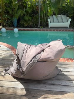 ⭐ Large Outdoor Bean Bag Lounger – Weather Resistant