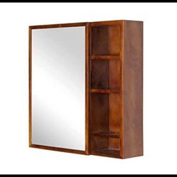 Wooden Wall Hanging Bathroom/Medicine Cabinet/Spacious Multiple Uti