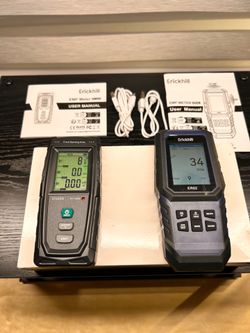 Erickhill EMF Meter Lot of 2 - RT-100S and ER02 Radiation Detectors