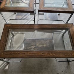 Coffee Table And Two End Tables 