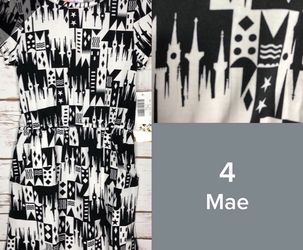Lularoe Disney Mae Size 4