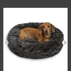 Calming Donut Cat And Dog Bed 