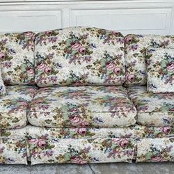 Ethan Allen Sofa (floral)