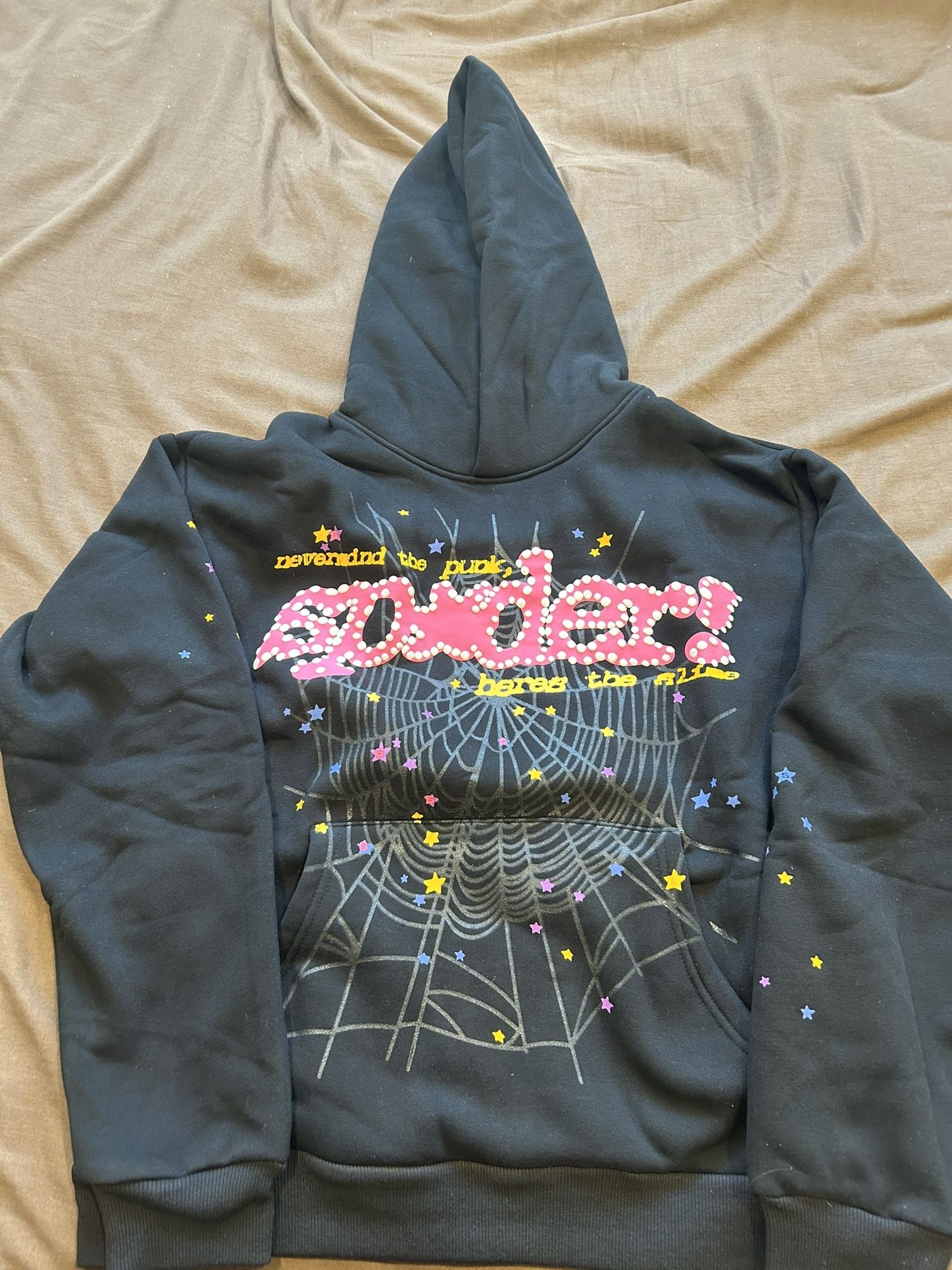 Spider Hoodie Black