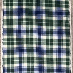 42x26” NEW! handmade Fleece checkered blanket
