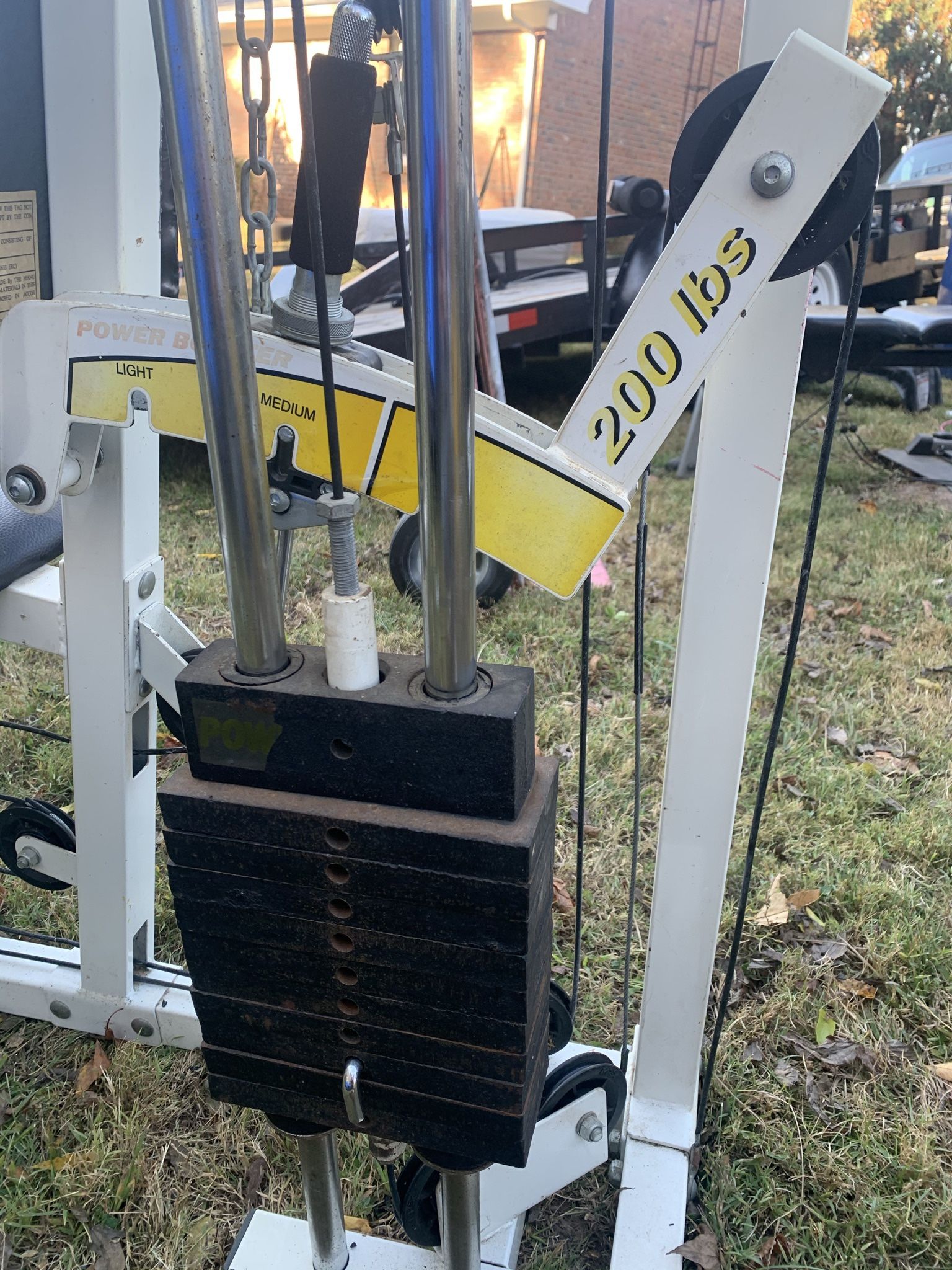 Power booster 200lbs Work Out Gym