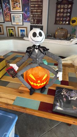Disney Nightmare Before Christmas 20” Jack + 2 Framed Pictures