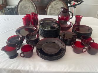 Vintage Anchor Hocking Royal Ruby Red Dishes