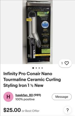 Conair Infiniti Pro 1.5" Ceramic Curling Iron