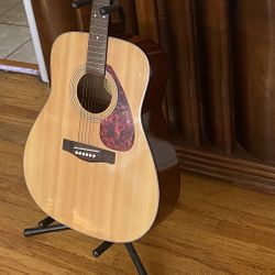 Classical Guitar By Yamaha With Guitar Stand