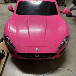 Kids Maserati Sport Car Pink