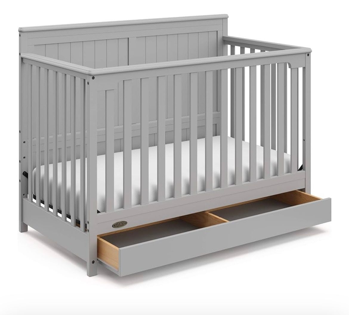π NEW 5-in-1 Convertible Crib with Drawer β Never Used!