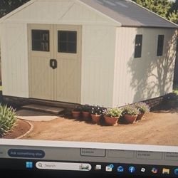 10x12 Heavy Duty Resin Shed