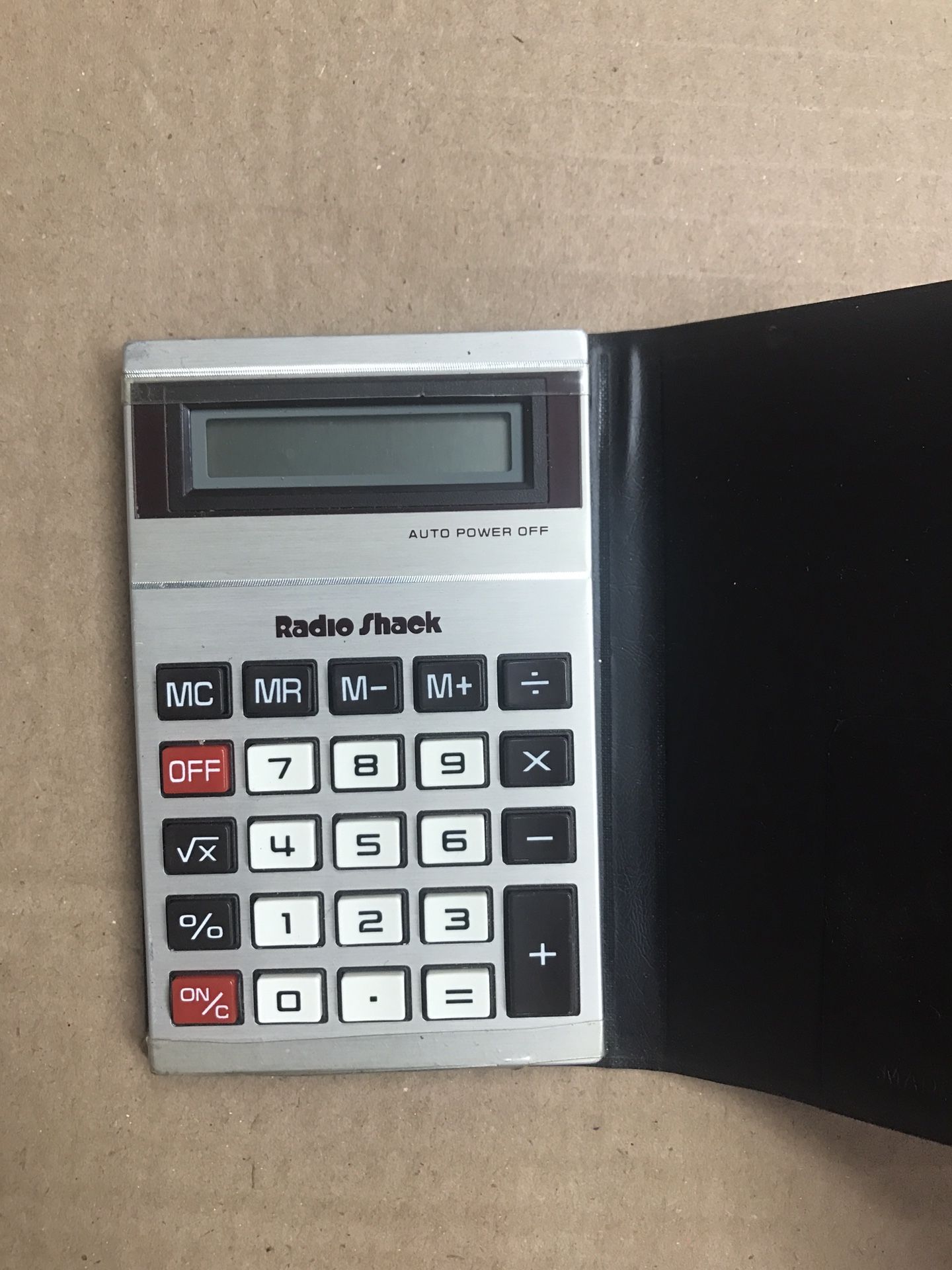 Vintage Radio shack calculator