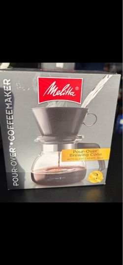 Melitta Pour-Over Coffeemaker with Glass Carafe