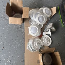 LED Recessed Ceiling Lights 3000K Warm White – 17 Lights –