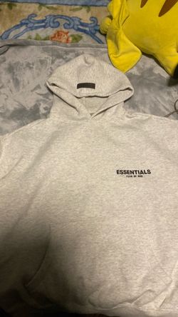 Essentials fear of god hoodie size L