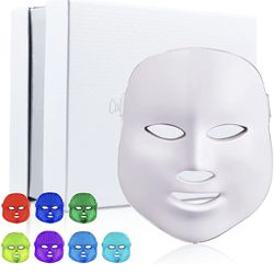 Led Face Mask 7 Color Photon Blue Red Light Therapy