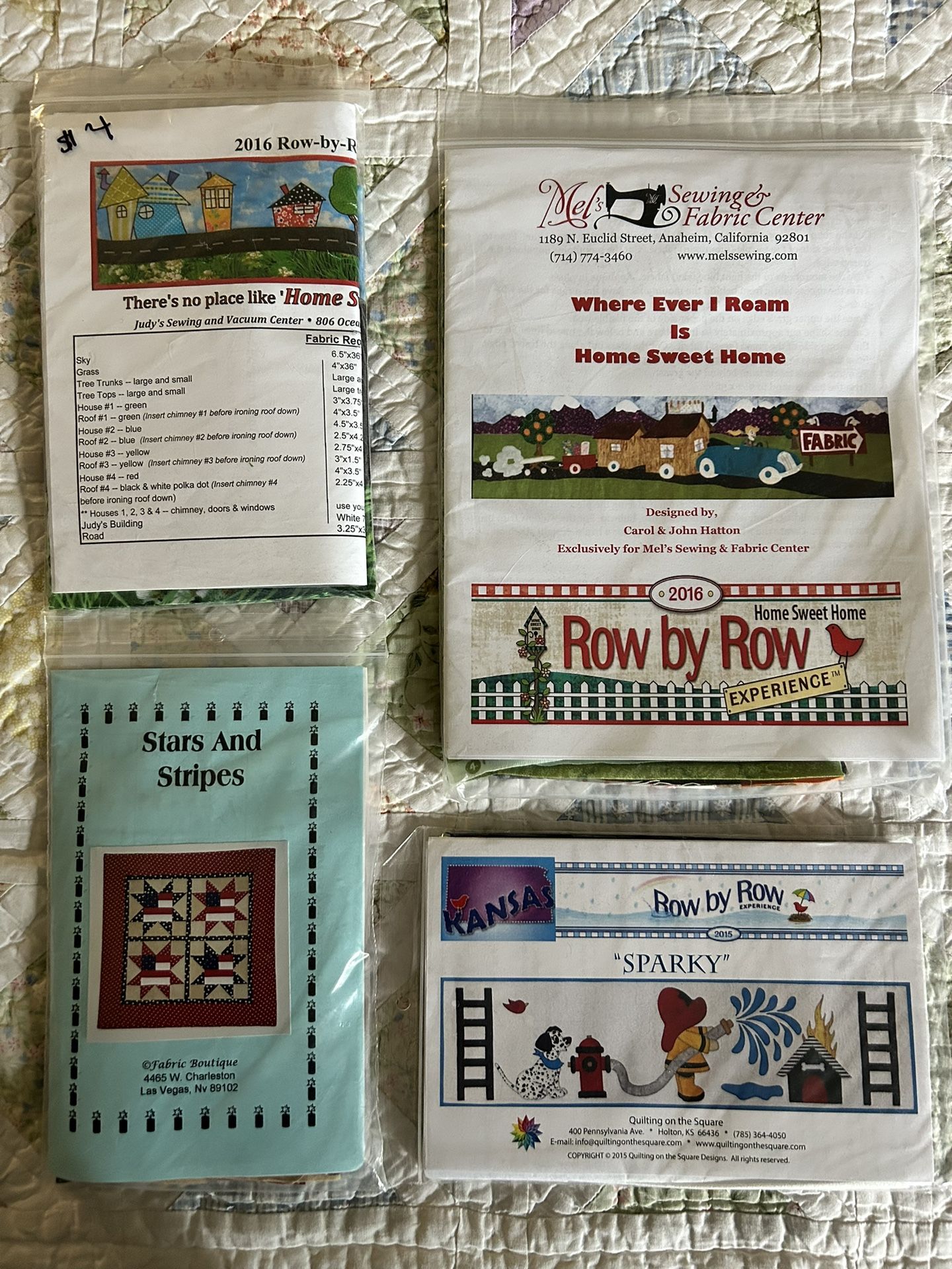 Quilt Kits $10 Each
