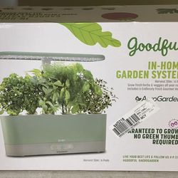 Goodful In-Home Garden System Harvest Slim 6 pods, plants food included only herbs are not included Open box new
